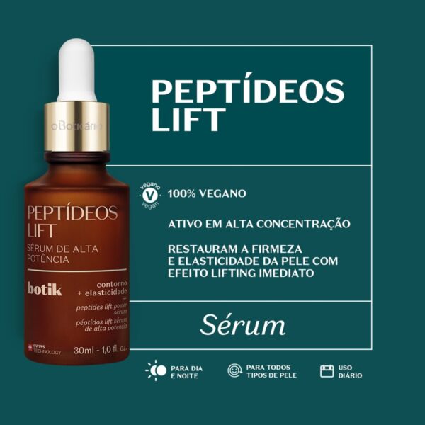 Peptídeos Lift Sérum de Alta Potência da Botik - Imagem 2